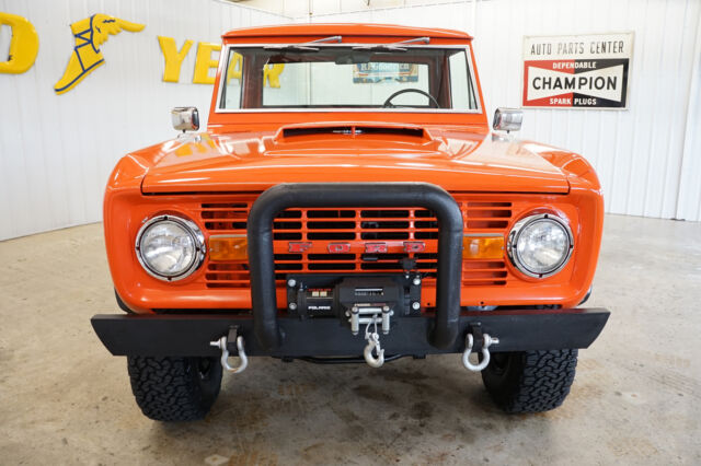 1977 Orange Ford Bronco --