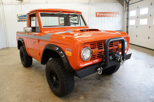 1977 Orange Ford Bronco --