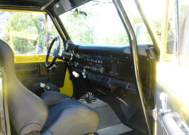 1977 Yellow Ford Bronco