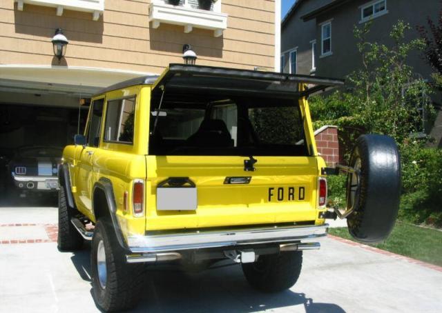 1977 Yellow Ford Bronco