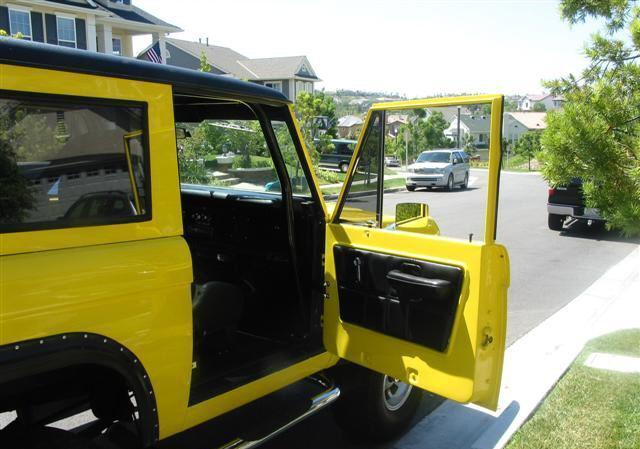 1977 Yellow Ford Bronco
