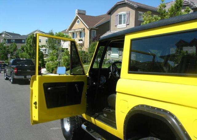 1977 Yellow Ford Bronco