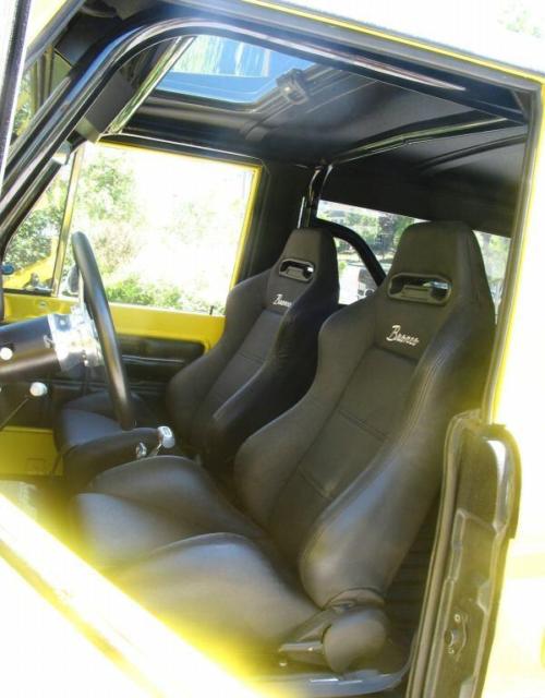 1977 Yellow Ford Bronco