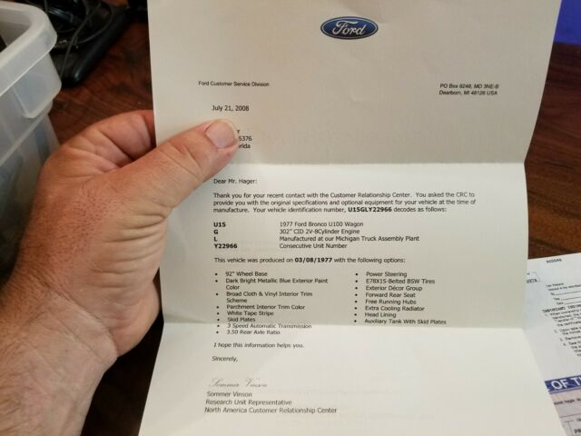 1977 BLUE Ford Bronco CONVERTIBLE