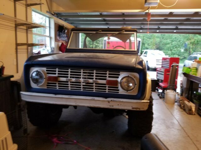 1977 BLUE Ford Bronco CONVERTIBLE
