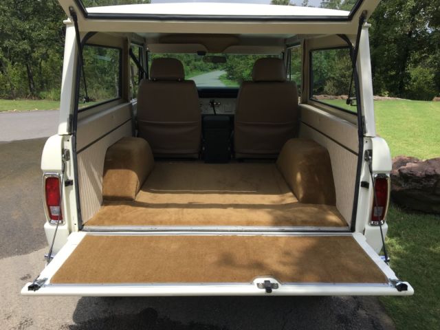 1977 White Ford Bronco Convertible