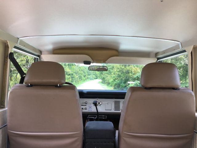 1977 White Ford Bronco Convertible