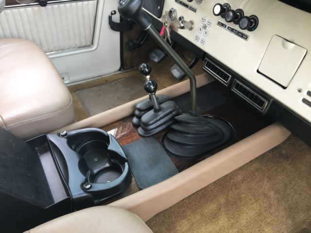 1977 White Ford Bronco Convertible