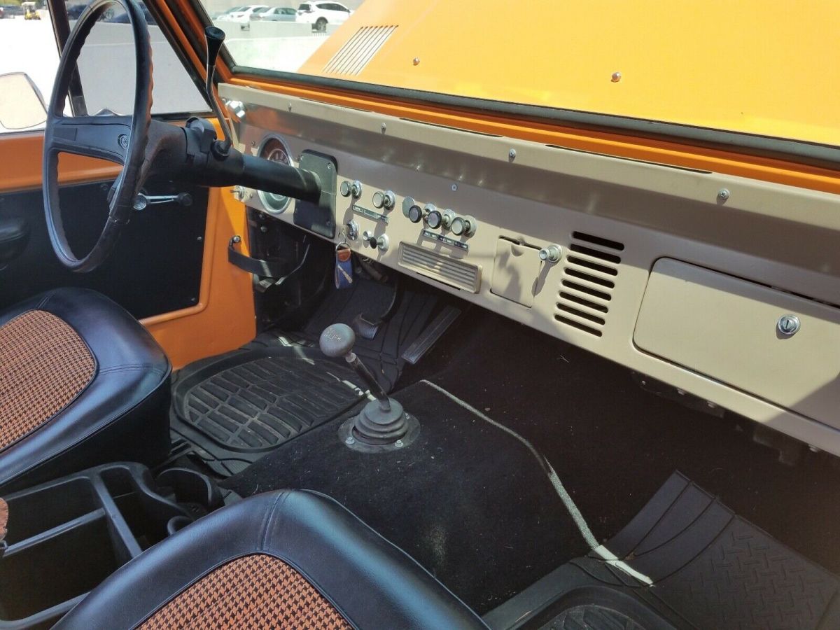 1977 Orange Ford Bronco