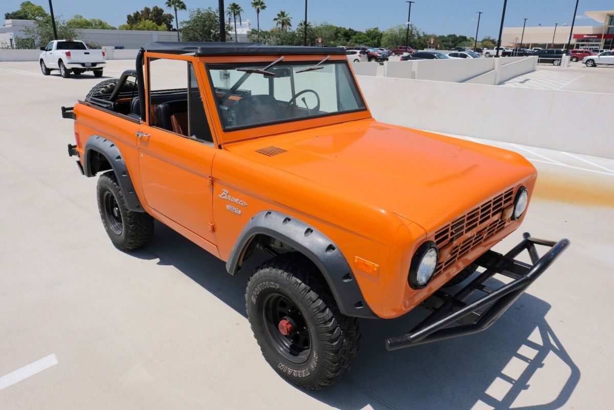 1977 Orange Ford Bronco