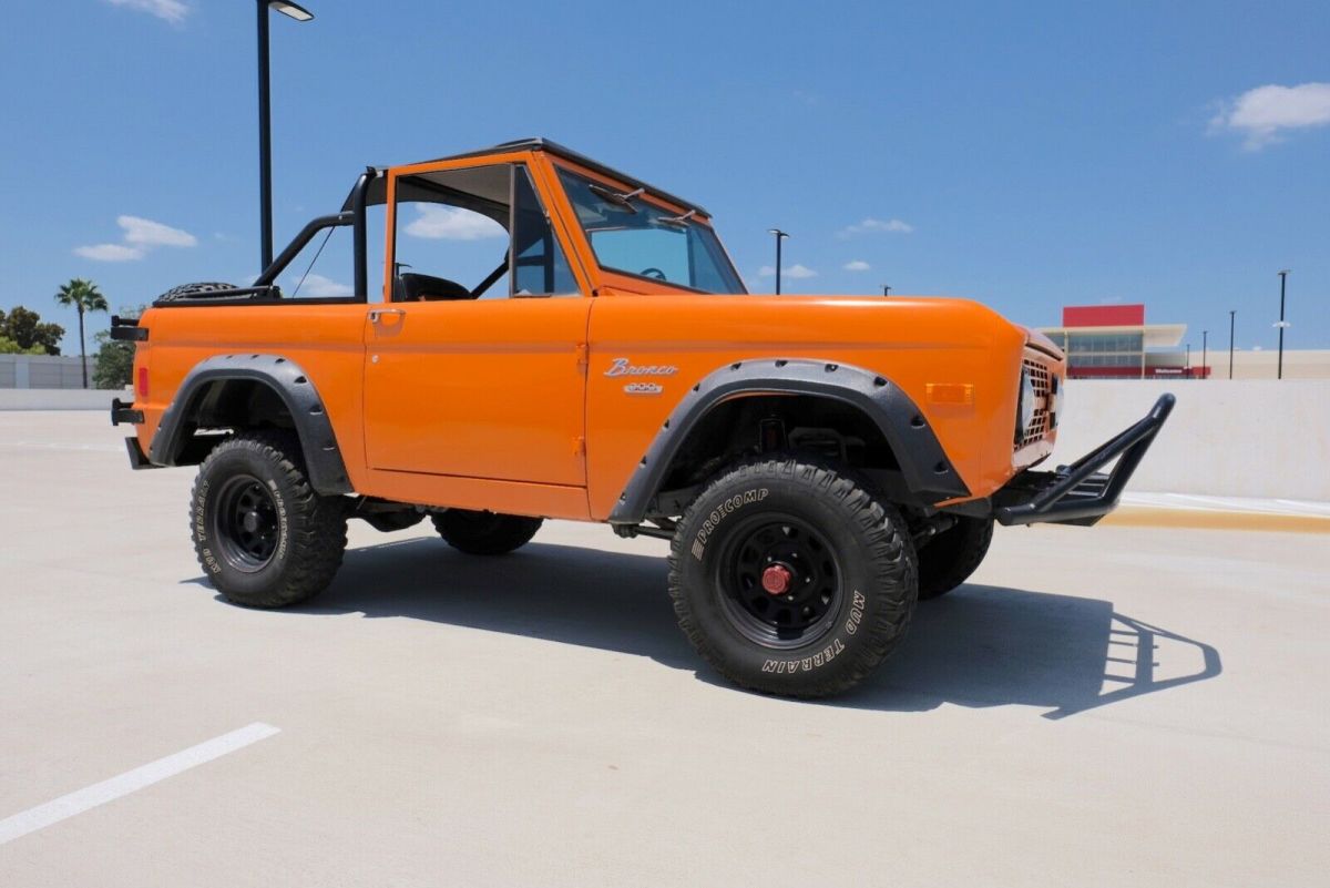 1977 Orange Ford Bronco