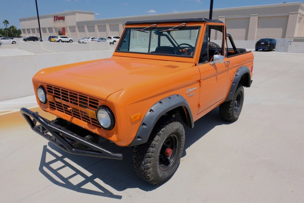 1977 Orange Ford Bronco