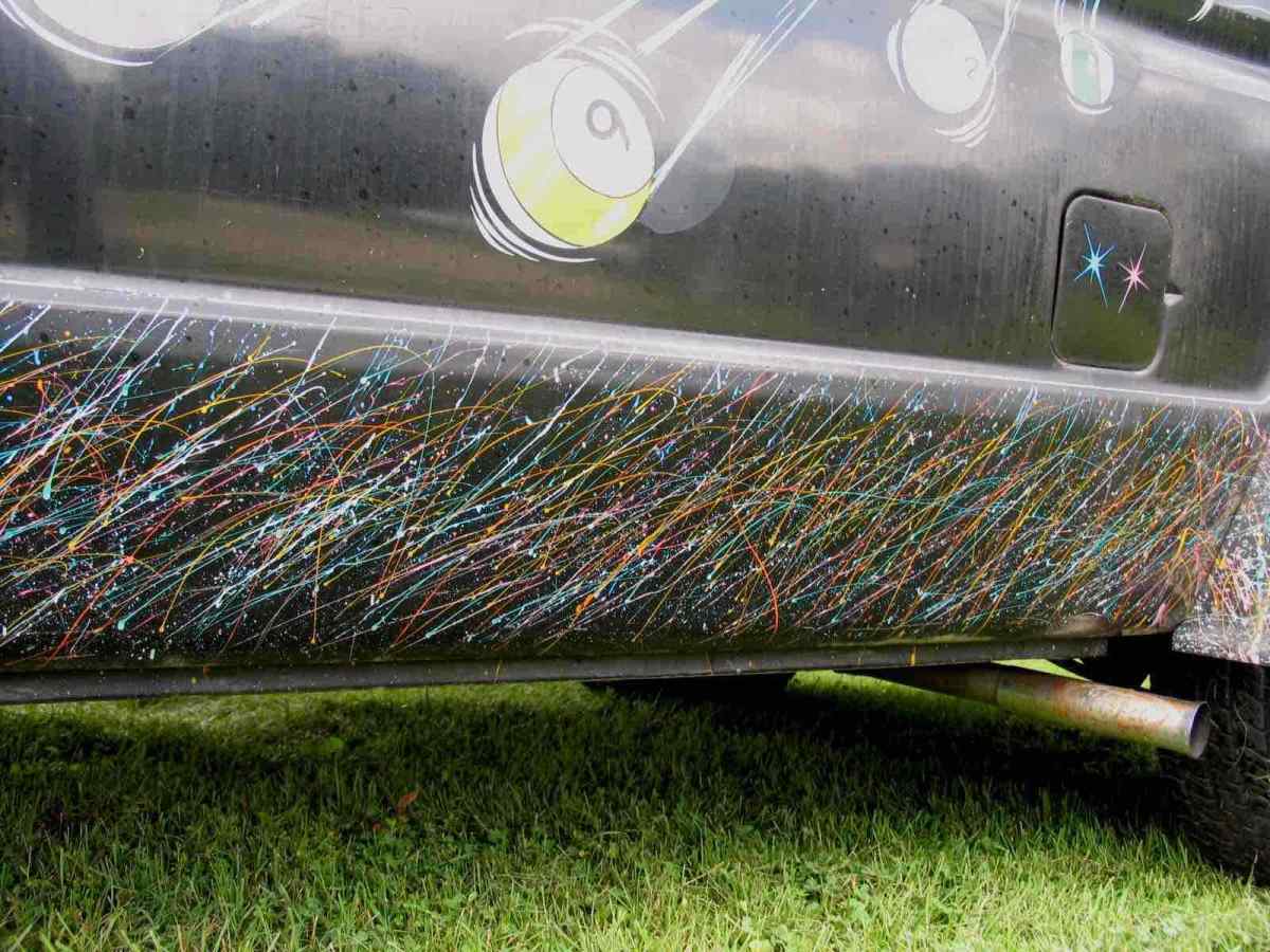 1977 Black Ford Econoline Van