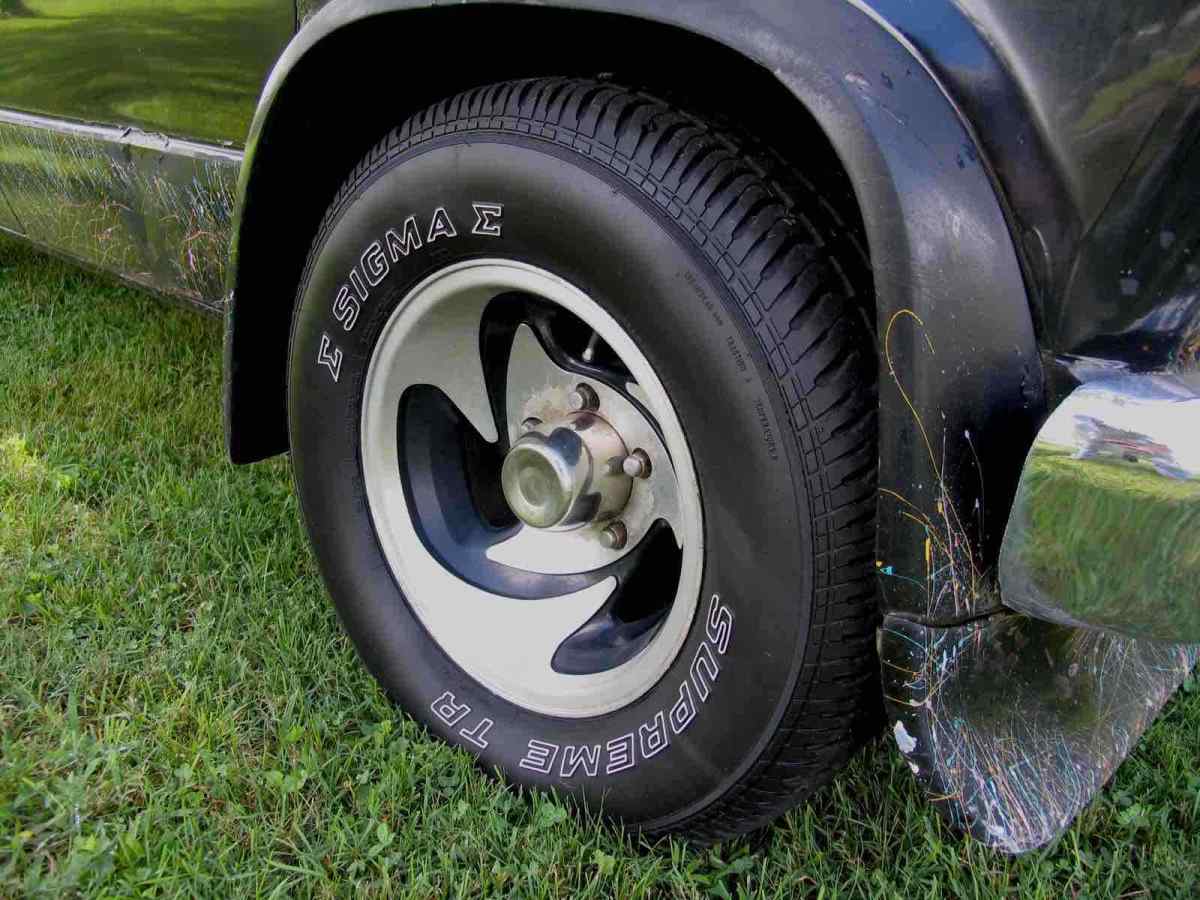 1977 Black Ford Econoline Van