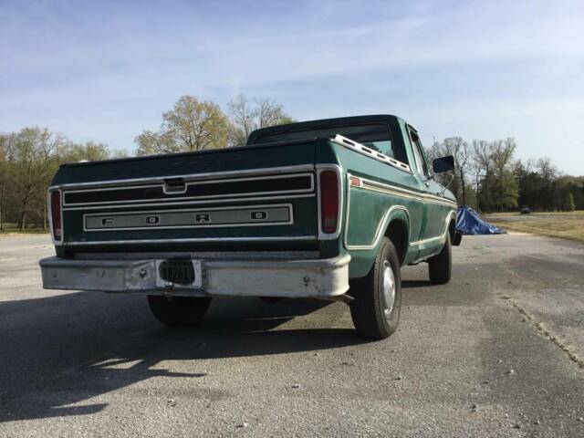 1977 Green Ford F-100 Crew Cab Pickup