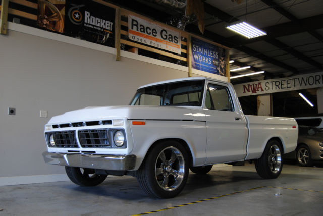1977 White Ford F-100 Truck