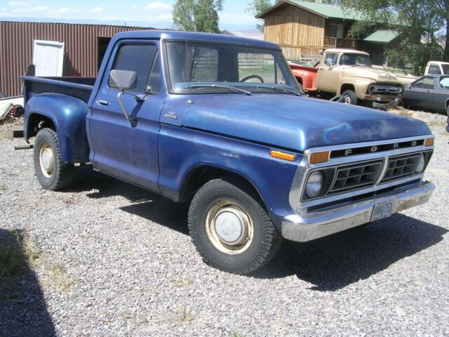 1977 Blue Ford F-100