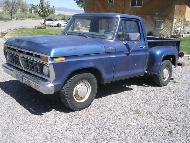 1977 Blue Ford F-100