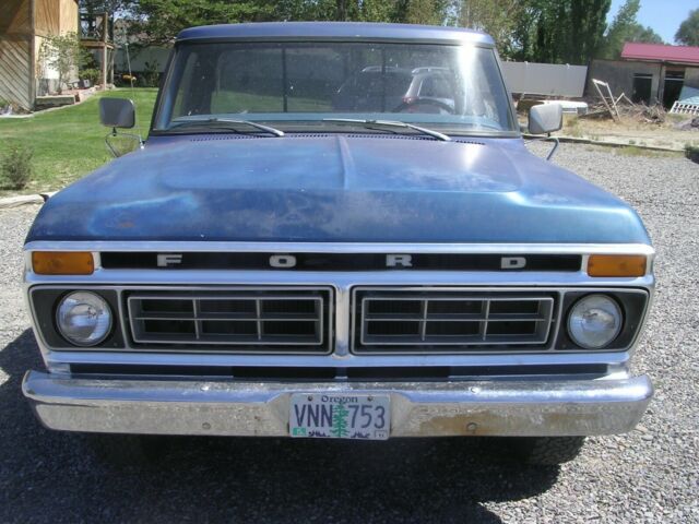 1977 Blue Ford F-100