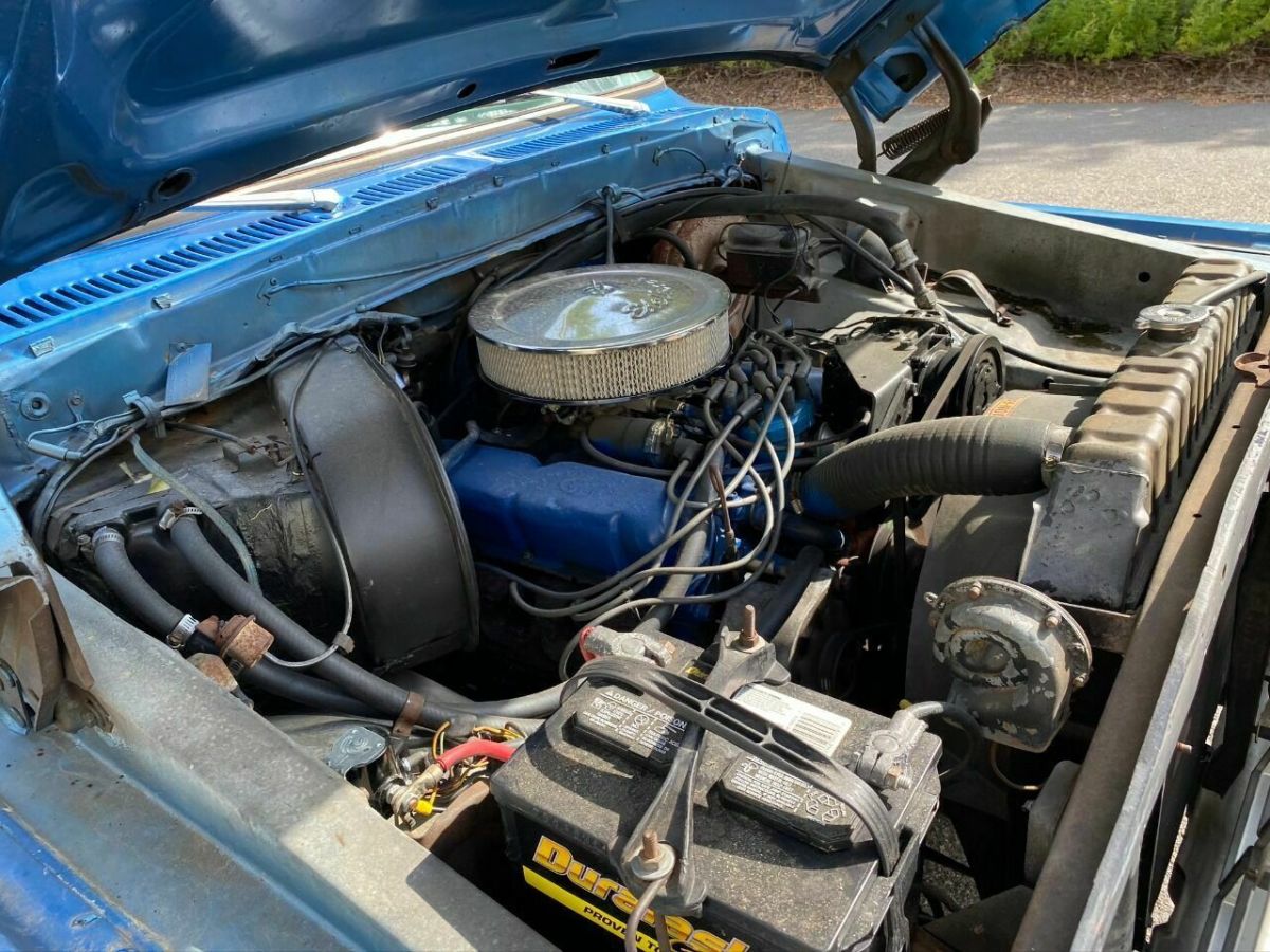 1977 Blue Ford F-100 Pickup Truck