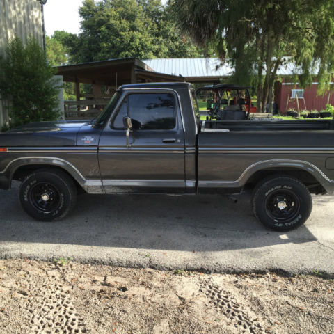 1977 Gray Ford F-100 Cab & Chassis