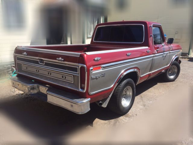 1977 Red Ford F-100 Cab & Chassis