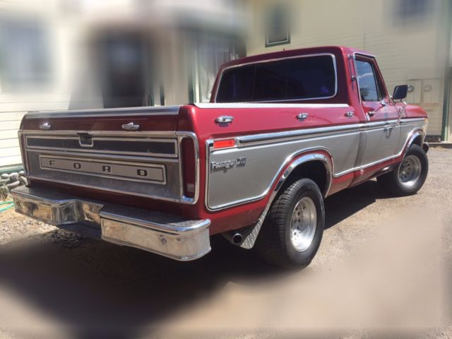 1977 Red Ford F-100 Cab & Chassis