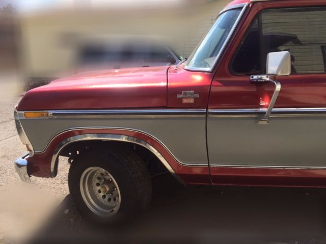 1977 Red Ford F-100 Cab & Chassis