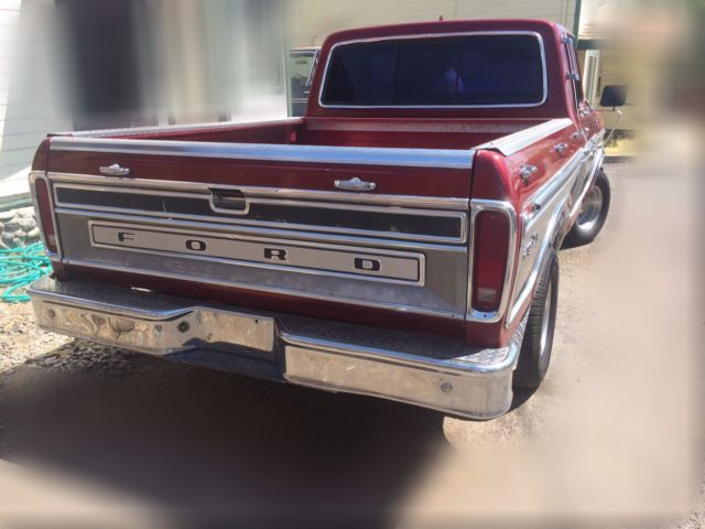 1977 Red Ford F-100 Cab & Chassis