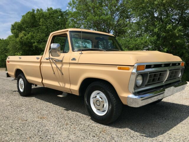1977 Tan Ford F-150 Standard Cab Pickup
