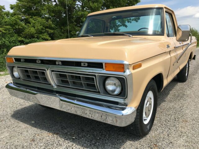 1977 Tan Ford F-150 Standard Cab Pickup