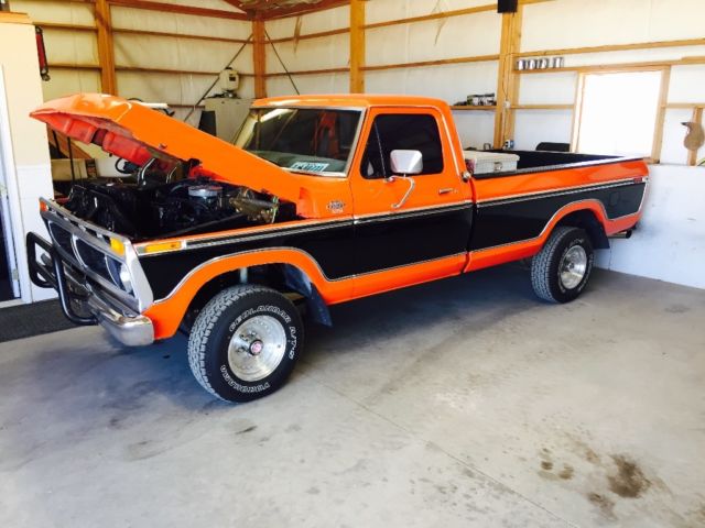 1977 Blue Ford F-150 Standard Cab Pickup