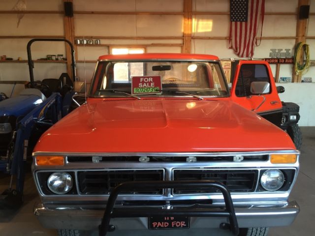 1977 Blue Ford F-150 Standard Cab Pickup