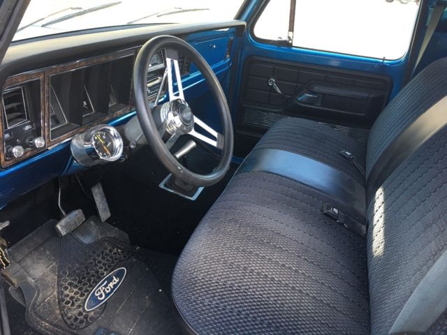 1977 Blue Ford F-150 Standard Cab Pickup