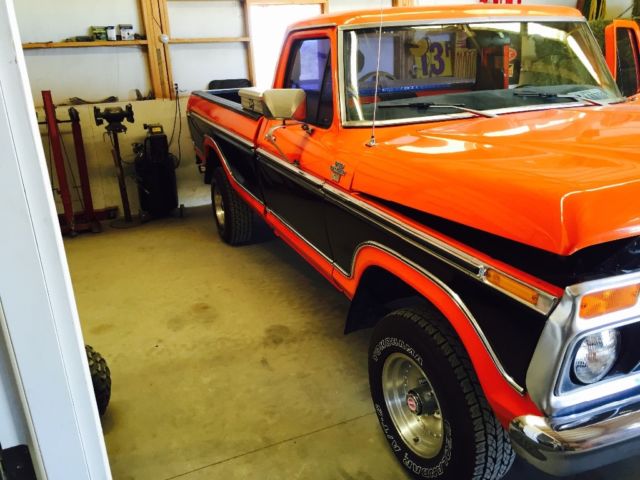 1977 Blue Ford F-150 Standard Cab Pickup