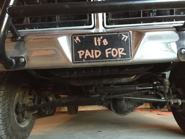 1977 Blue Ford F-150 Standard Cab Pickup