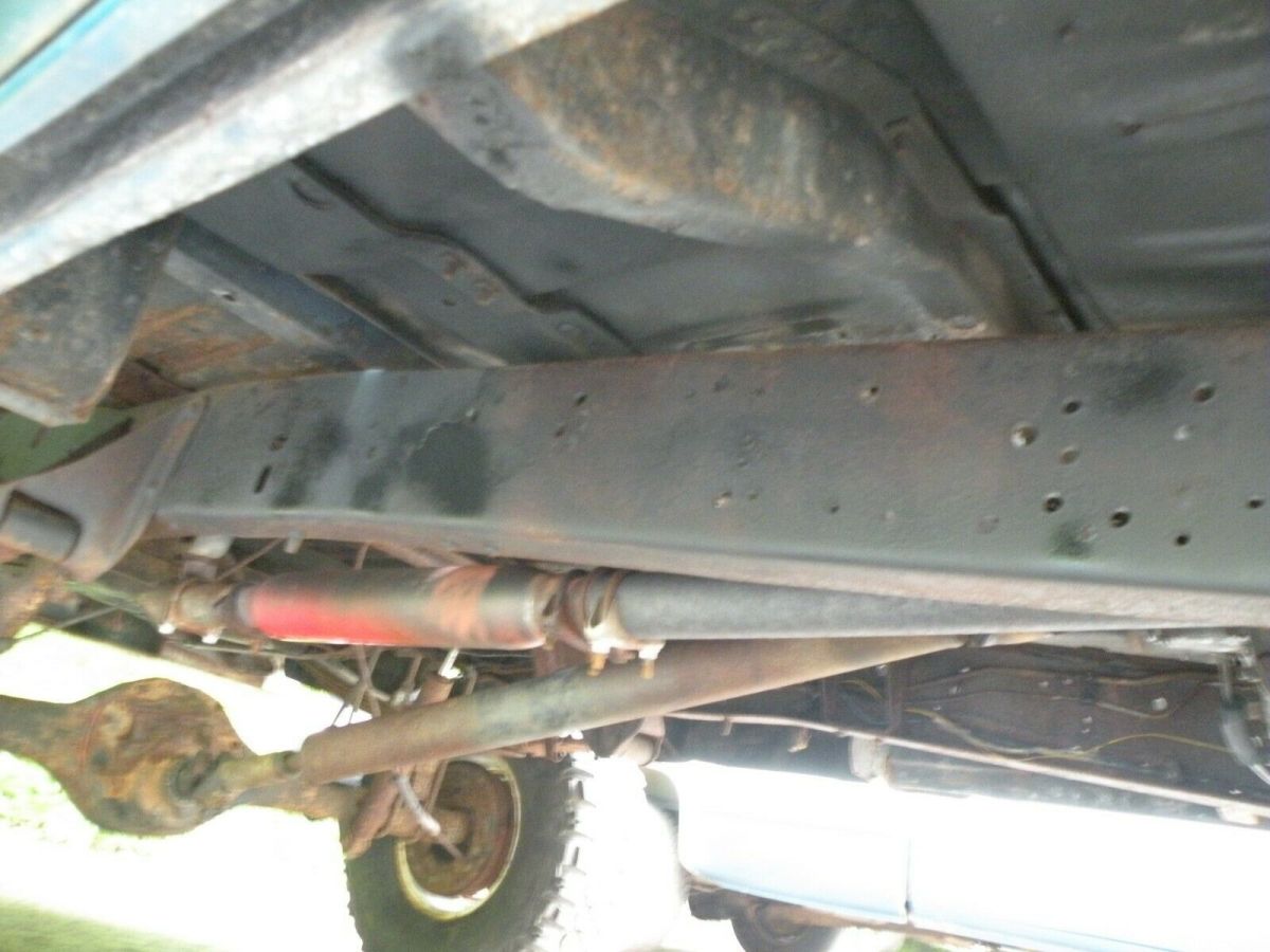 1977 Blue and White Ford F-150 Standard Cab Pickup