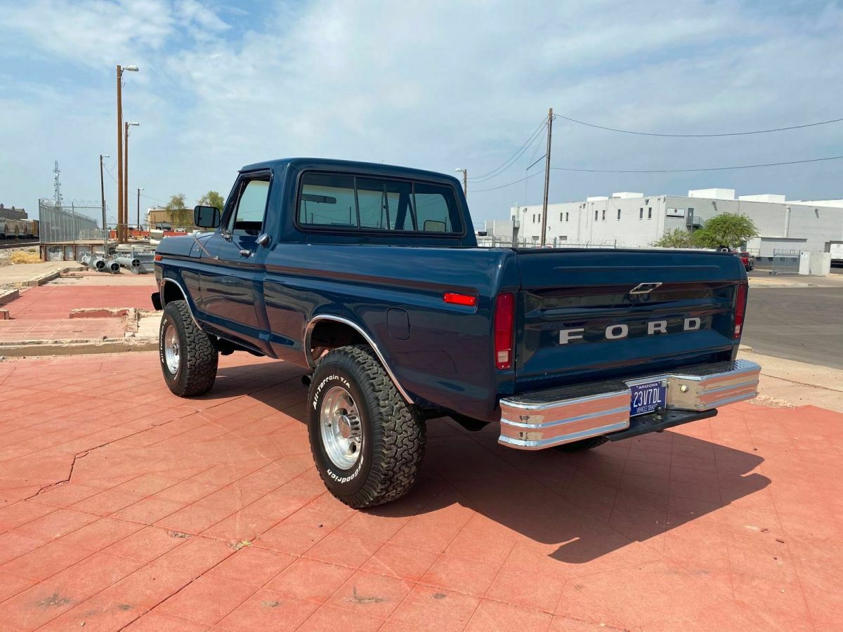 1977 Blue Ford F-150 Pickup Truck