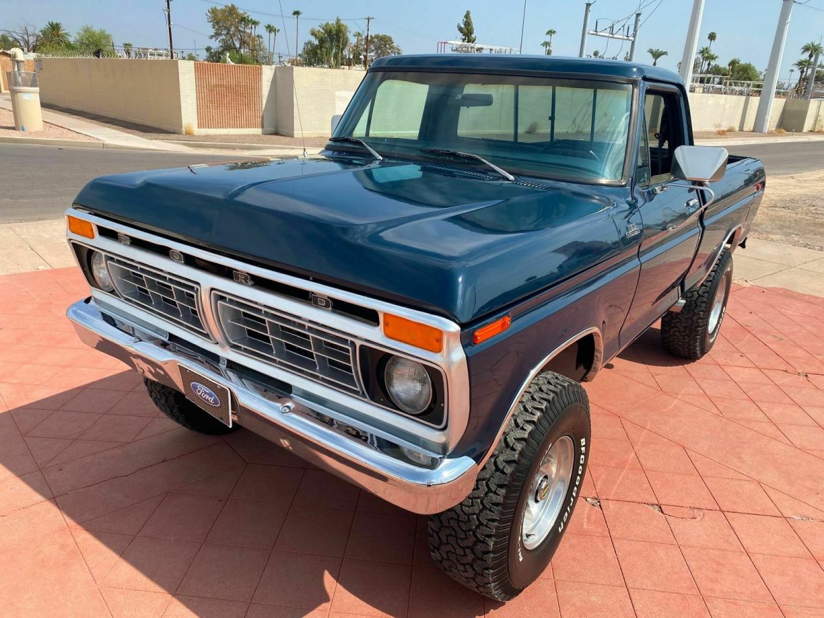 1977 Blue Ford F-150 Pickup Truck