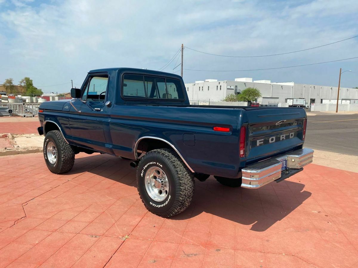 1977 Blue Ford F-150 Pickup Truck
