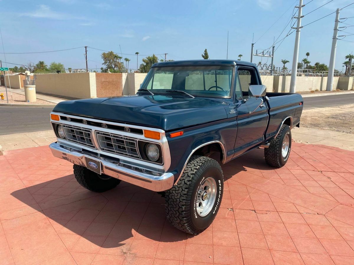 1977 Blue Ford F-150 Pickup Truck