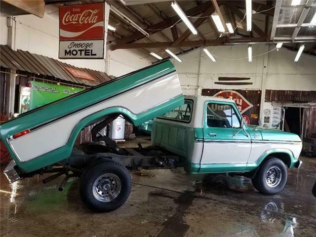 1977 Green Ford F-150 Pickup Truck