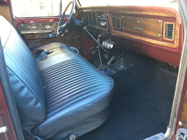 1977 Burgundy Ford F-150 Standard Cab Pickup