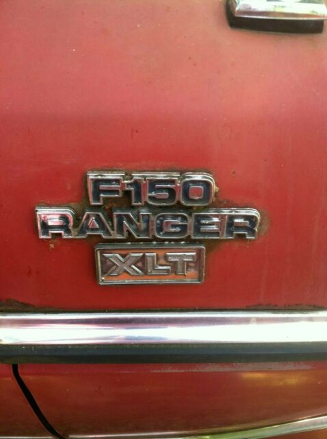 1977 Red Ford F-150 Standard Cab Pickup