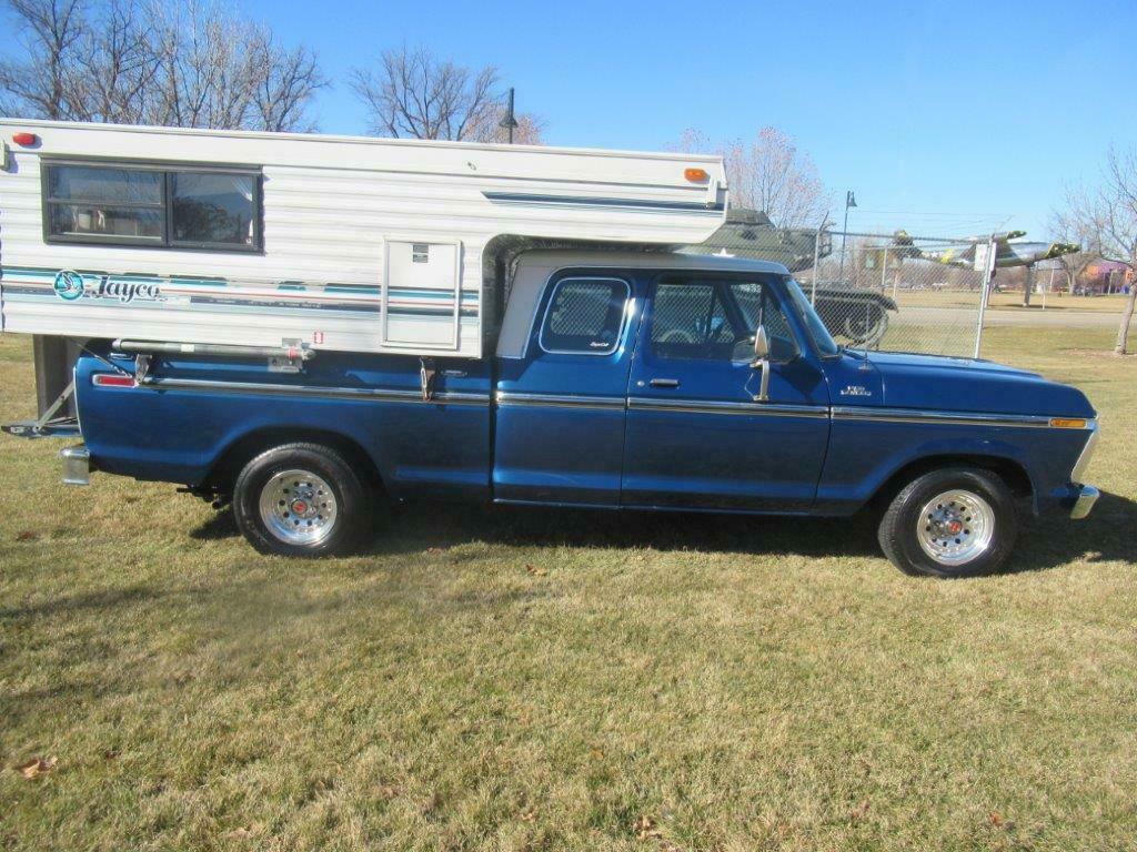 1977 Blue Ford F-150 Extended Cab Pickup