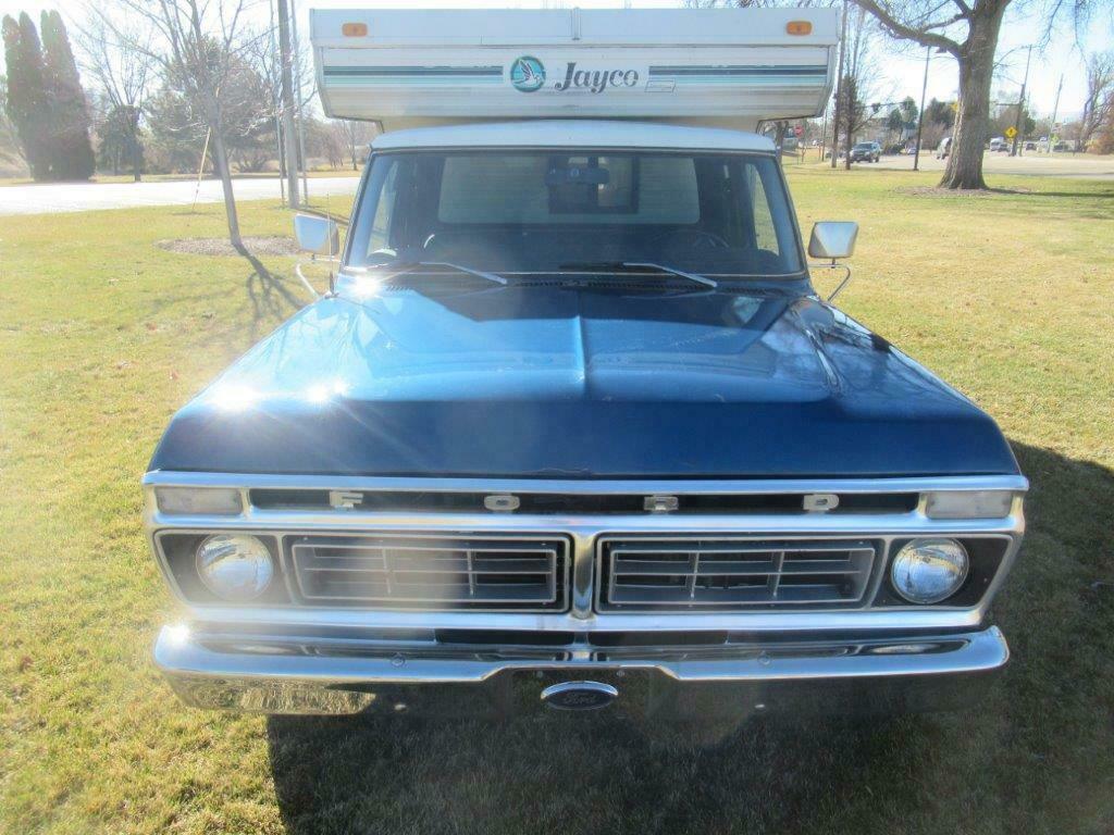 1977 Blue Ford F-150 Extended Cab Pickup