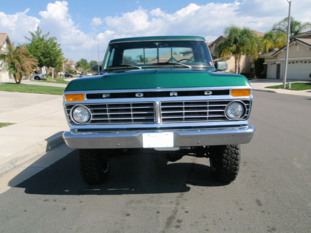 1977 Green Ford F-150 Standard Cab Pickup