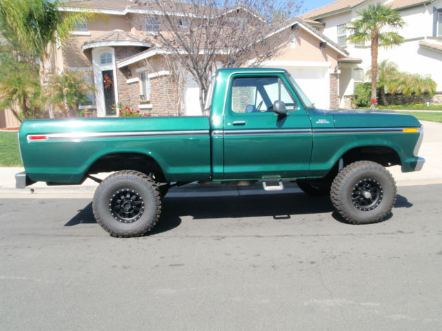 1977 Green Ford F-150 Standard Cab Pickup