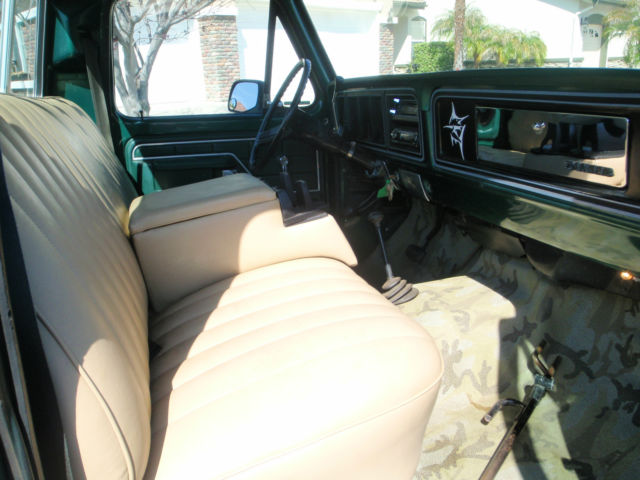 1977 Green Ford F-150 Standard Cab Pickup