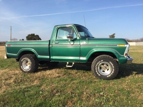 1977 green Ford F-150